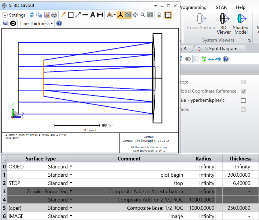 ZEMAX光学设计软件技术教程：OpticStudio 中的复合表面的图5