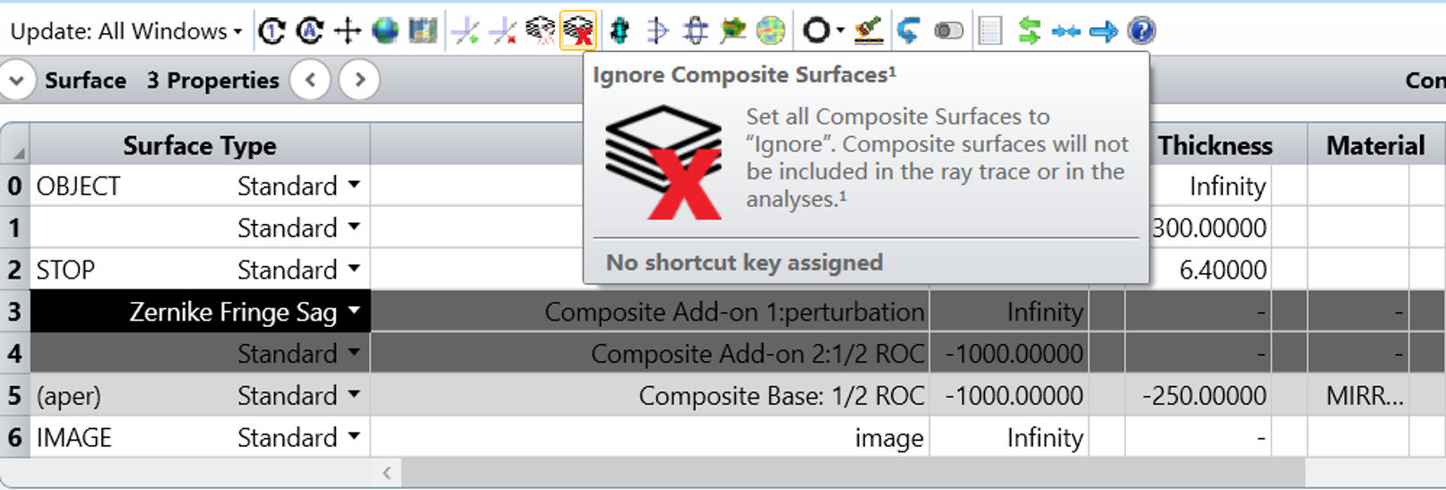 ZEMAX光学设计软件技术教程：OpticStudio 中的复合表面的图7