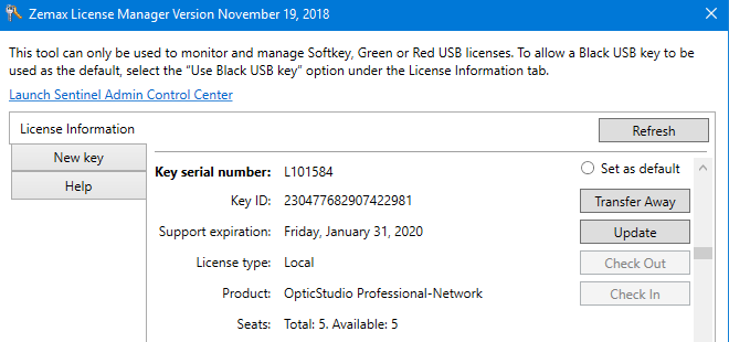 License Information