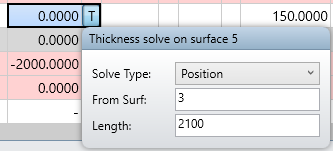 thickness solve on surface 5