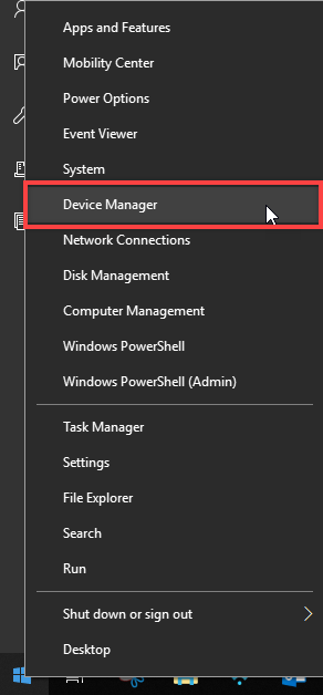 device manager