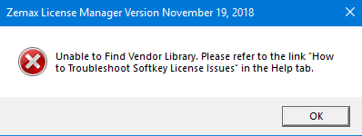 Unable to find vendor library