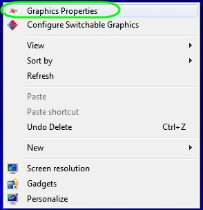 graphics properties