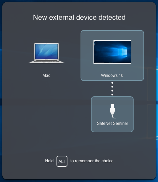 New External Device Detected