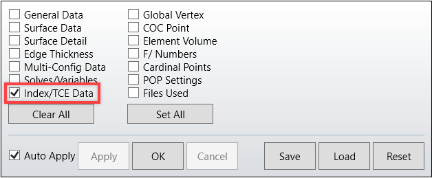 Fitting index data in OpticStudio – Knowledgebase