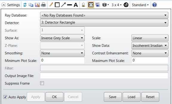 Detector settings