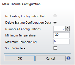 Make thermal configuration