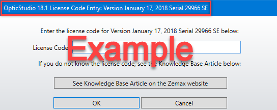 zemax 13 key