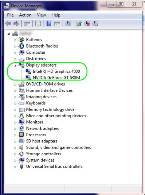 find your graphics card 2nd