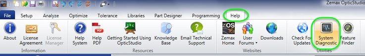 system diagnostics