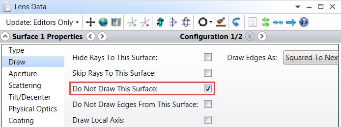 Surface Properties Do Not Draw