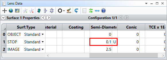 Lens_Data_Editor_showing_fixed_Semi-Diameter_on_stop_surface