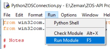 Run Module