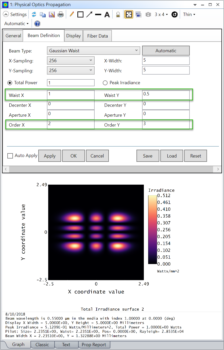 Physical Optics Propagation 2nd picture