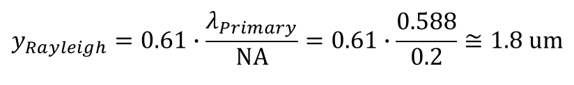 Rayleigh criterion