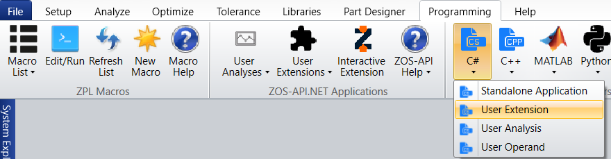 User Extension New