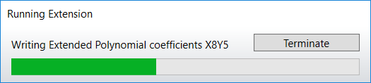 Extension running