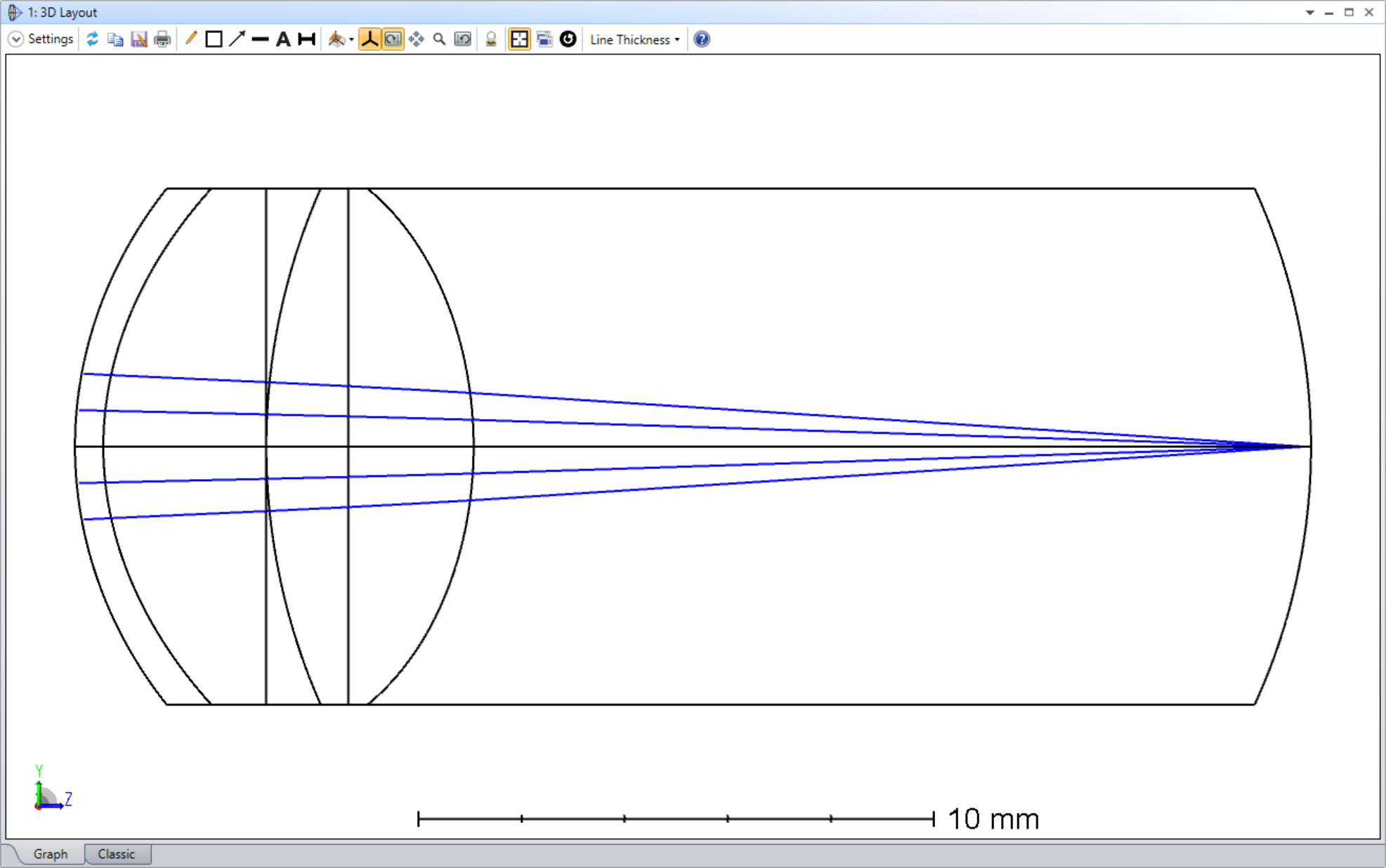 Rays get through the decentered pupil