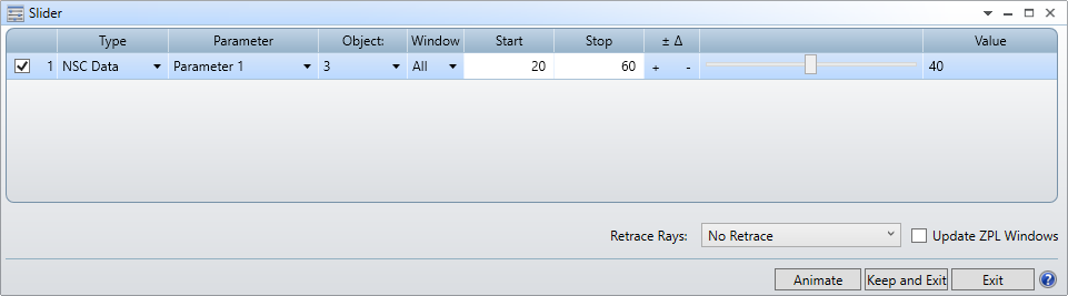 Slider Tool