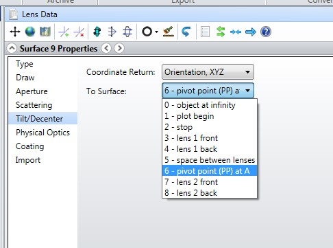 Setting Up A Coordinate Return