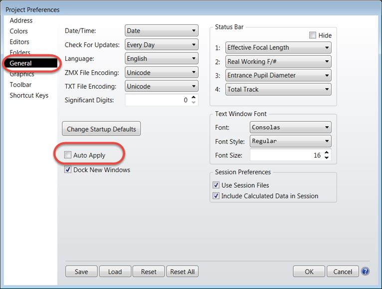 project preferences 2