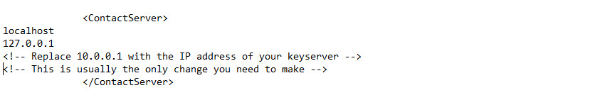 contact server example