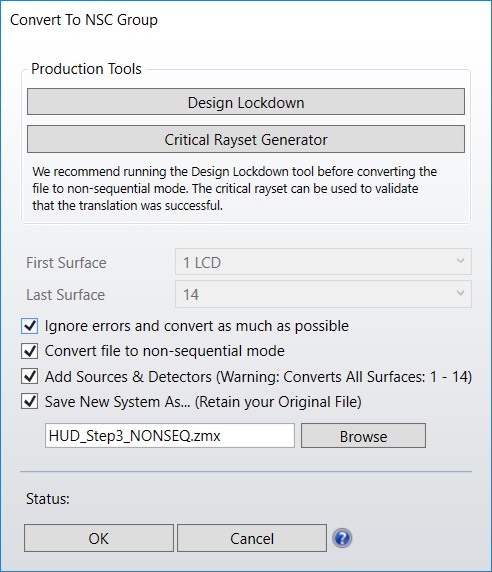 NSC Conversion