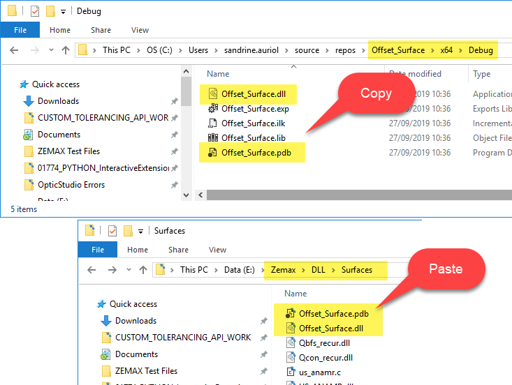 Copy DLL and PDB