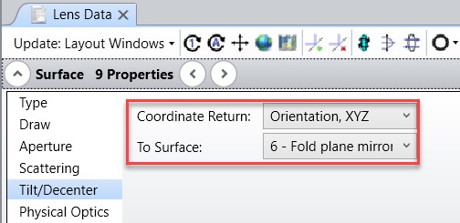 Coordinate Return