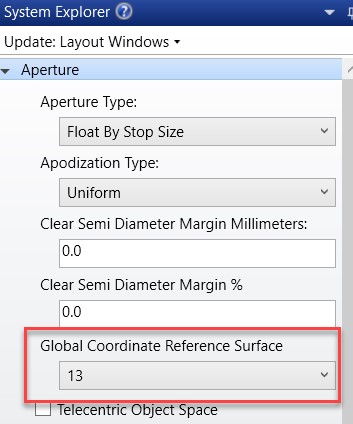 Global Coordinate Reference Surface